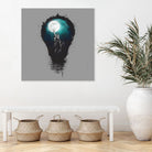 Big city lights by Solti Balázs on GIANT ART - black digital painting