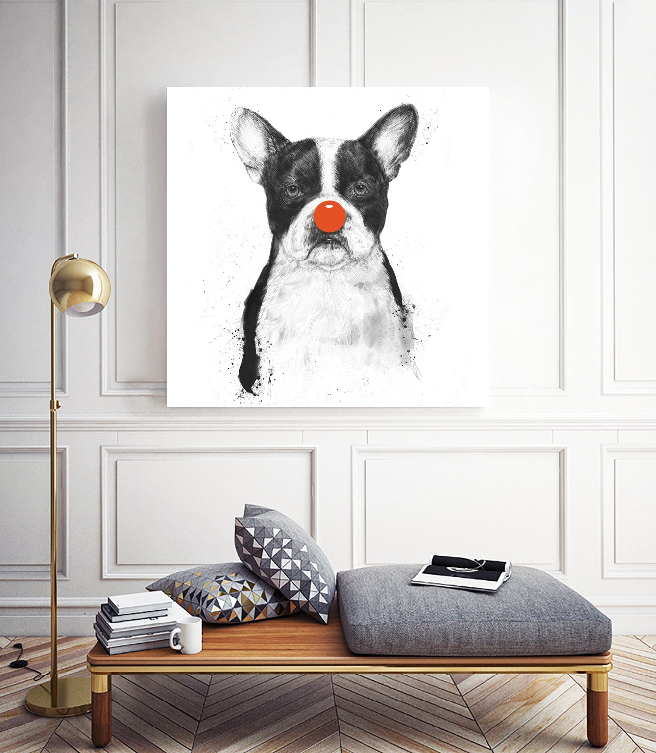 I'm not your clown by Solti Balázs on GIANT ART - white digital drawing