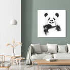 Funny panda by Solti Balázs on GIANT ART - white digital drawing