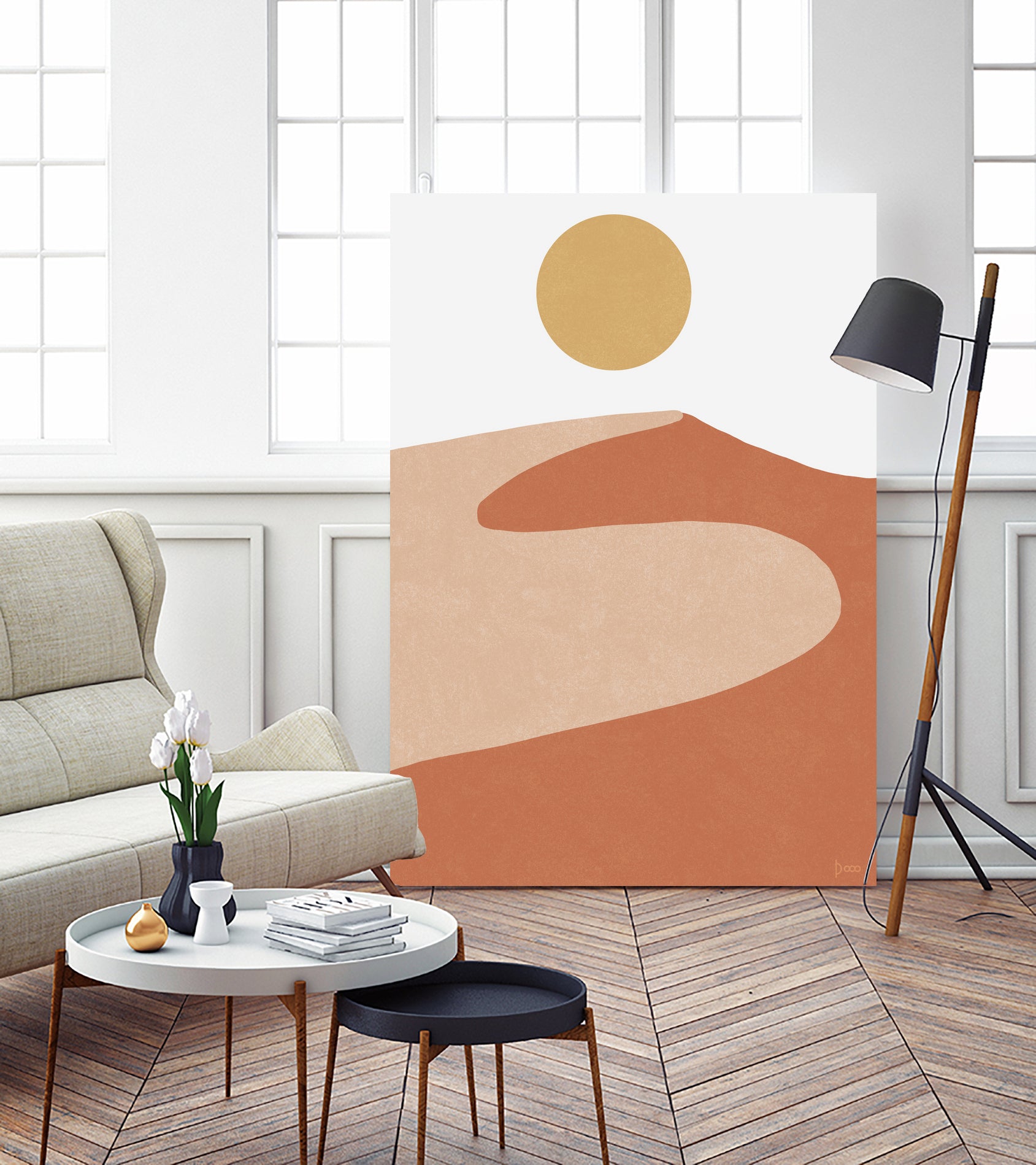 Desert Mountain I by Digital  Canvas on GIANT ART - digital