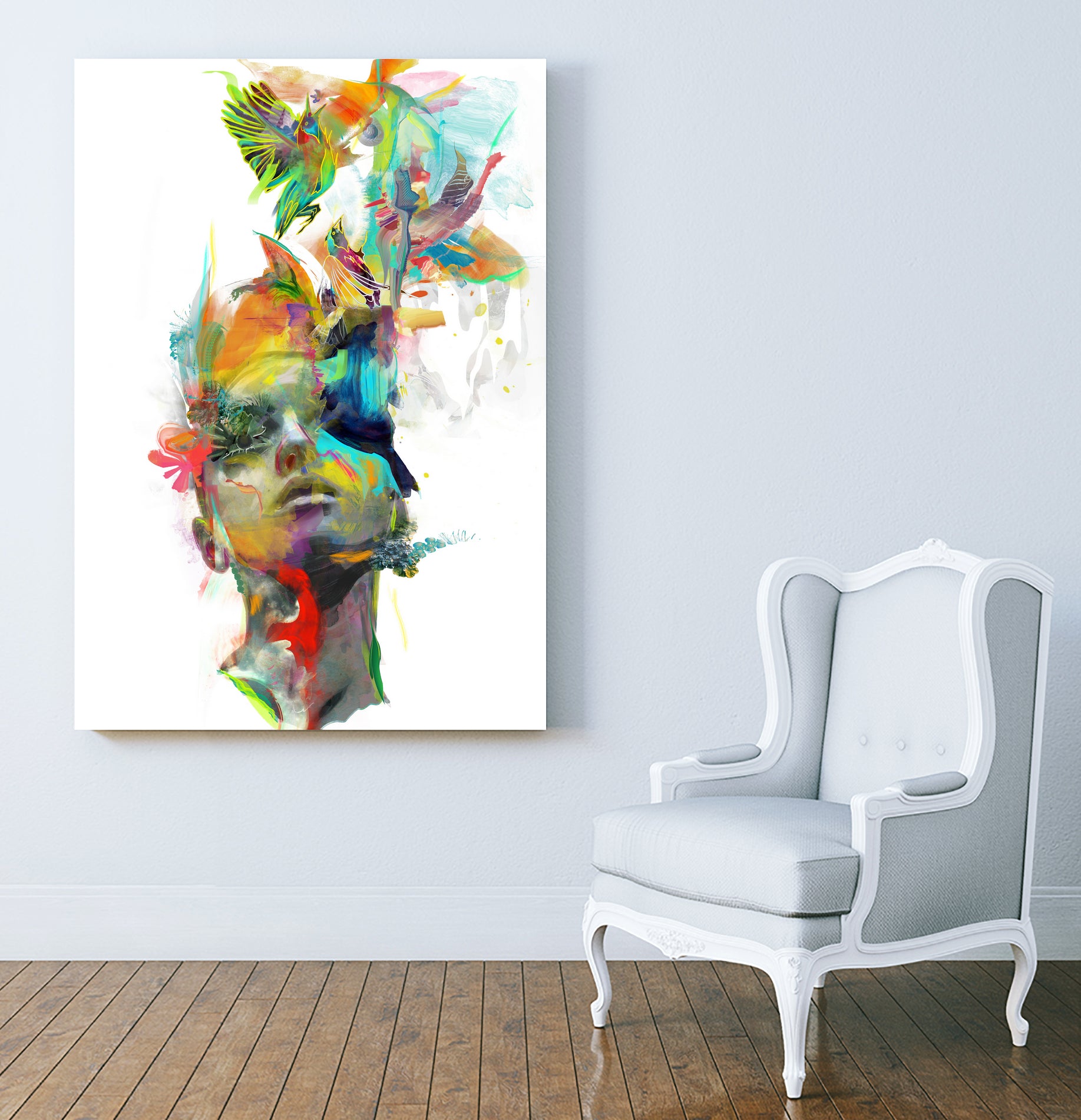 Dream Theory by Archan Nair on GIANT ART - white digital painting