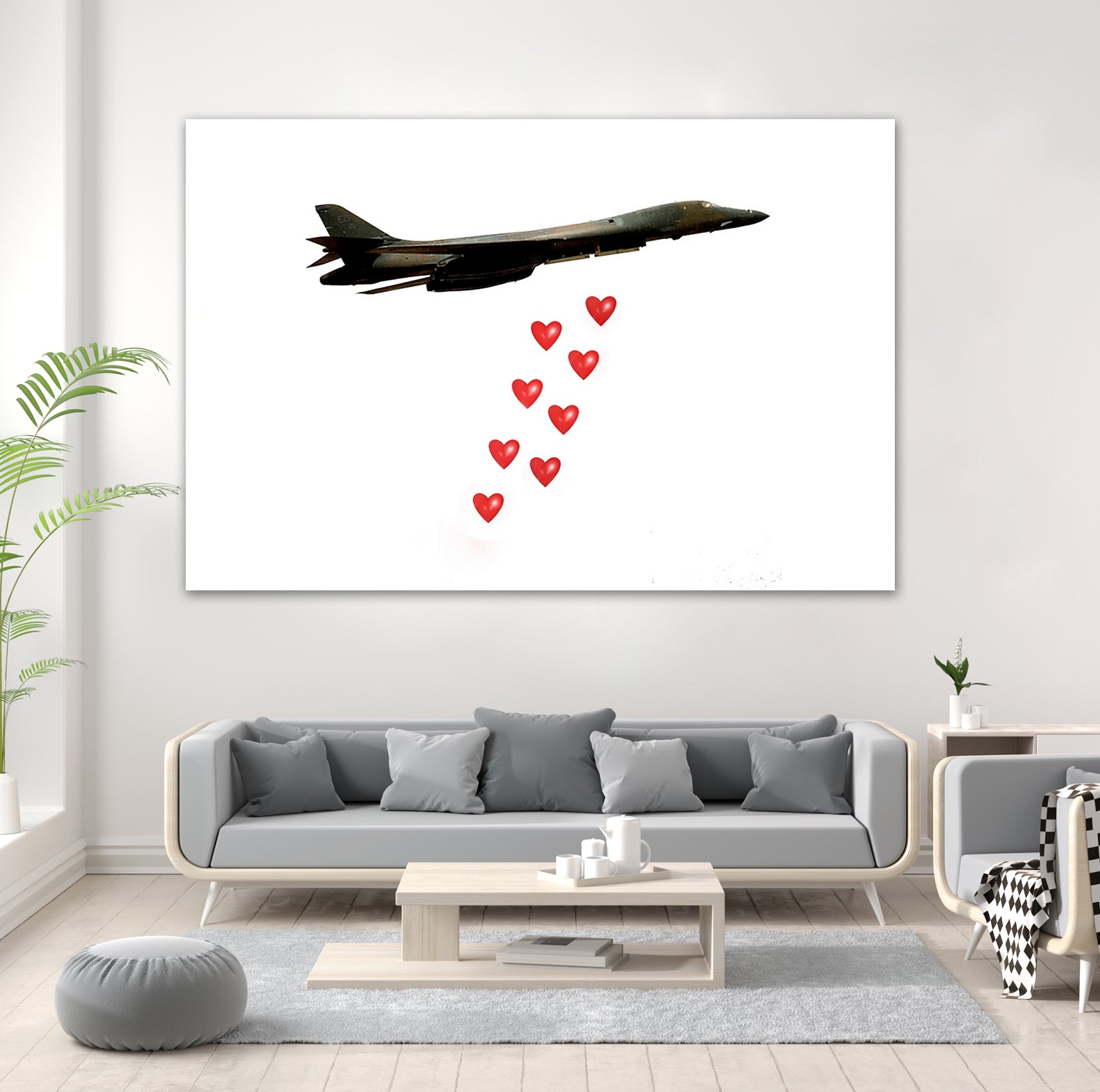 LOVE BOMBER by Michael Benisty on GIANT ART - white photo illustration