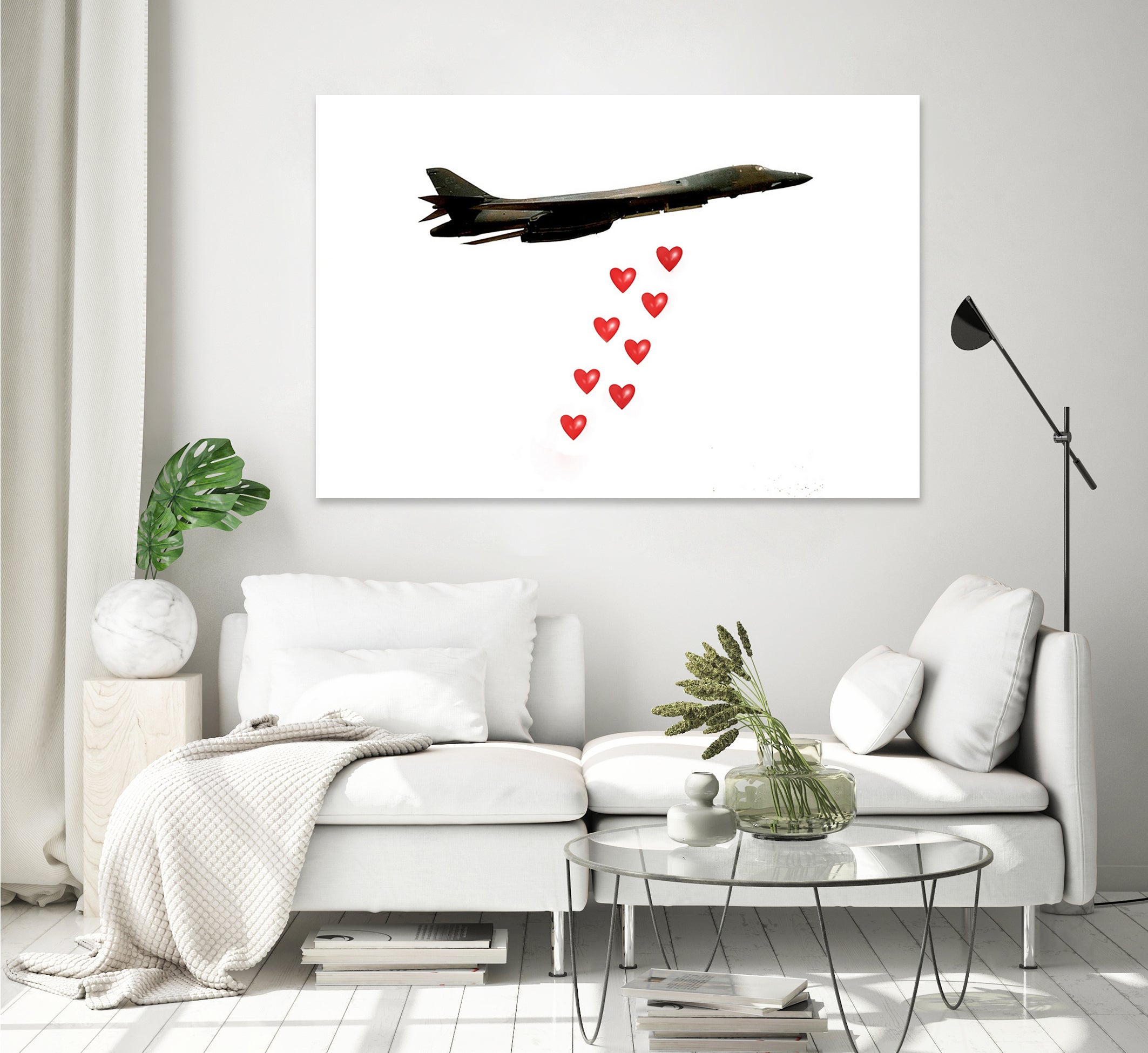 LOVE BOMBER by Michael Benisty on GIANT ART - white photo illustration
