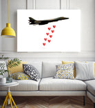 LOVE BOMBER by Michael Benisty on GIANT ART - white photo illustration