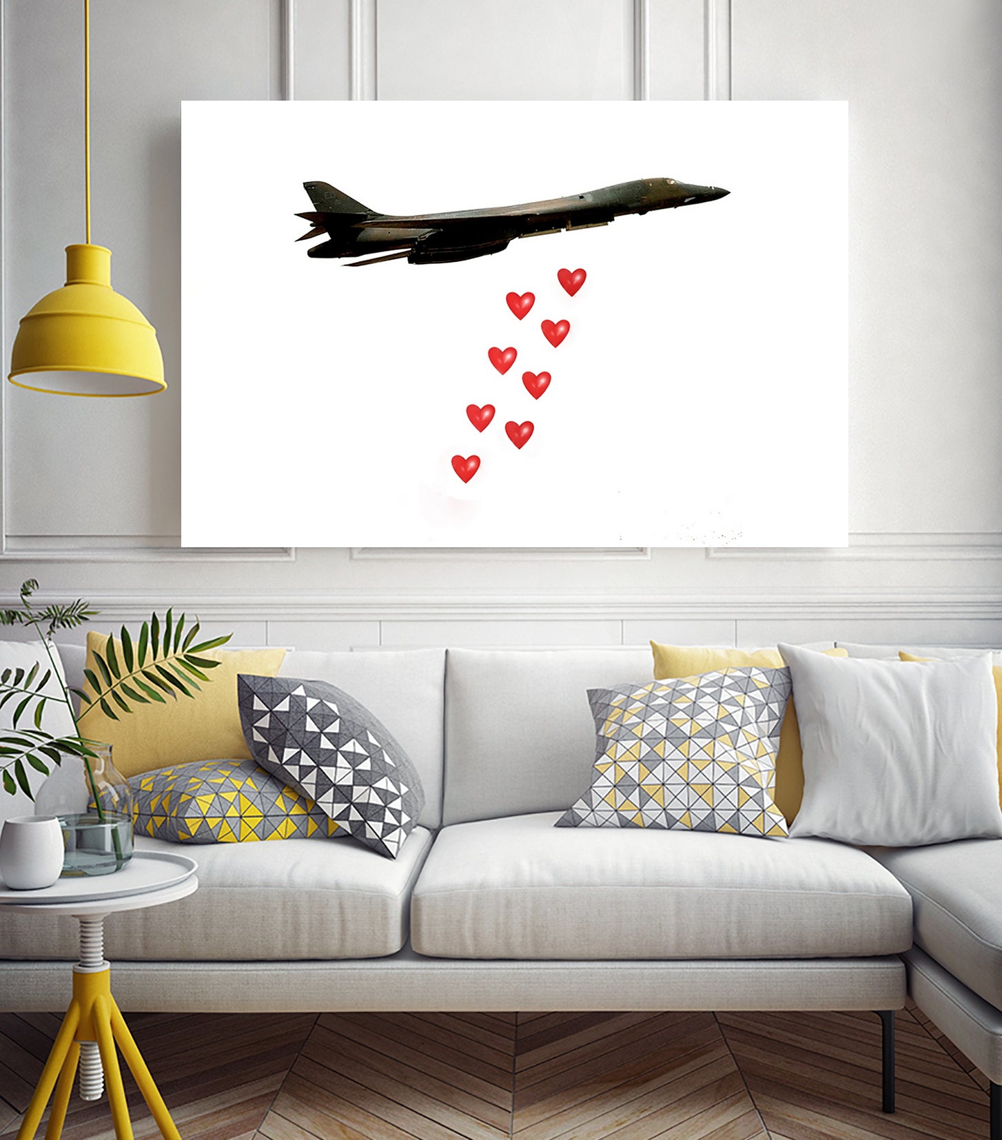 LOVE BOMBER by Michael Benisty on GIANT ART - white photo illustration
