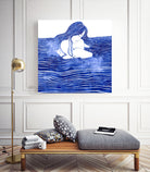 Nereid XXI by Stevyn Llewellyn on GIANT ART - blue digital painting