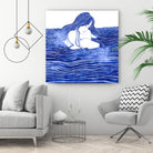 Nereid XXI by Stevyn Llewellyn on GIANT ART - blue digital painting
