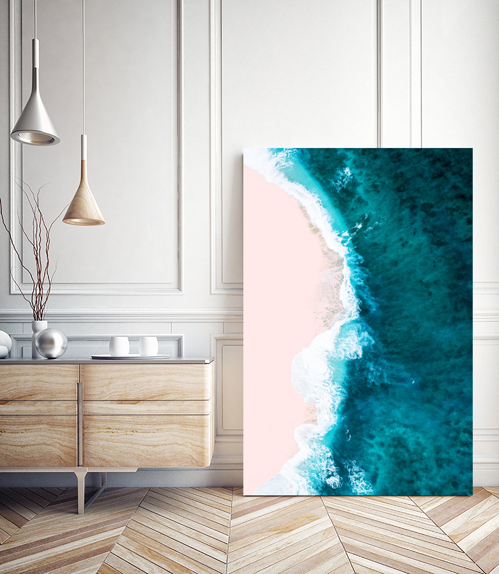 Sagar by Uma Gokhale on GIANT ART - blue photo illustration