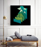 How to Build a Landscape by Wayne Minnis on GIANT ART - blue digital drawing