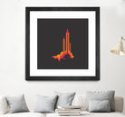 Liftoff! by Wayne Minnis on GIANT ART - orange digital drawing