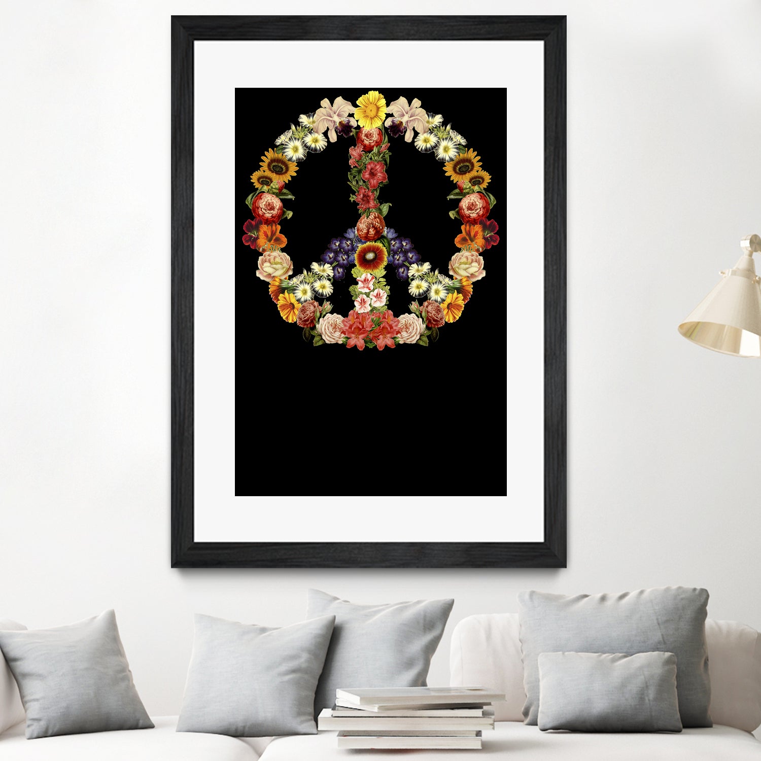 Flower Power by Tobias Fonseca on GIANT ART - black digital drawing