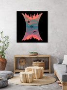 Sunrise / Sunset by Wayne Minnis on GIANT ART - blue digital drawing