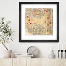 Vintage Map of Washington DC (1917) by Adam Shaw on GIANT ART - white photo illustration