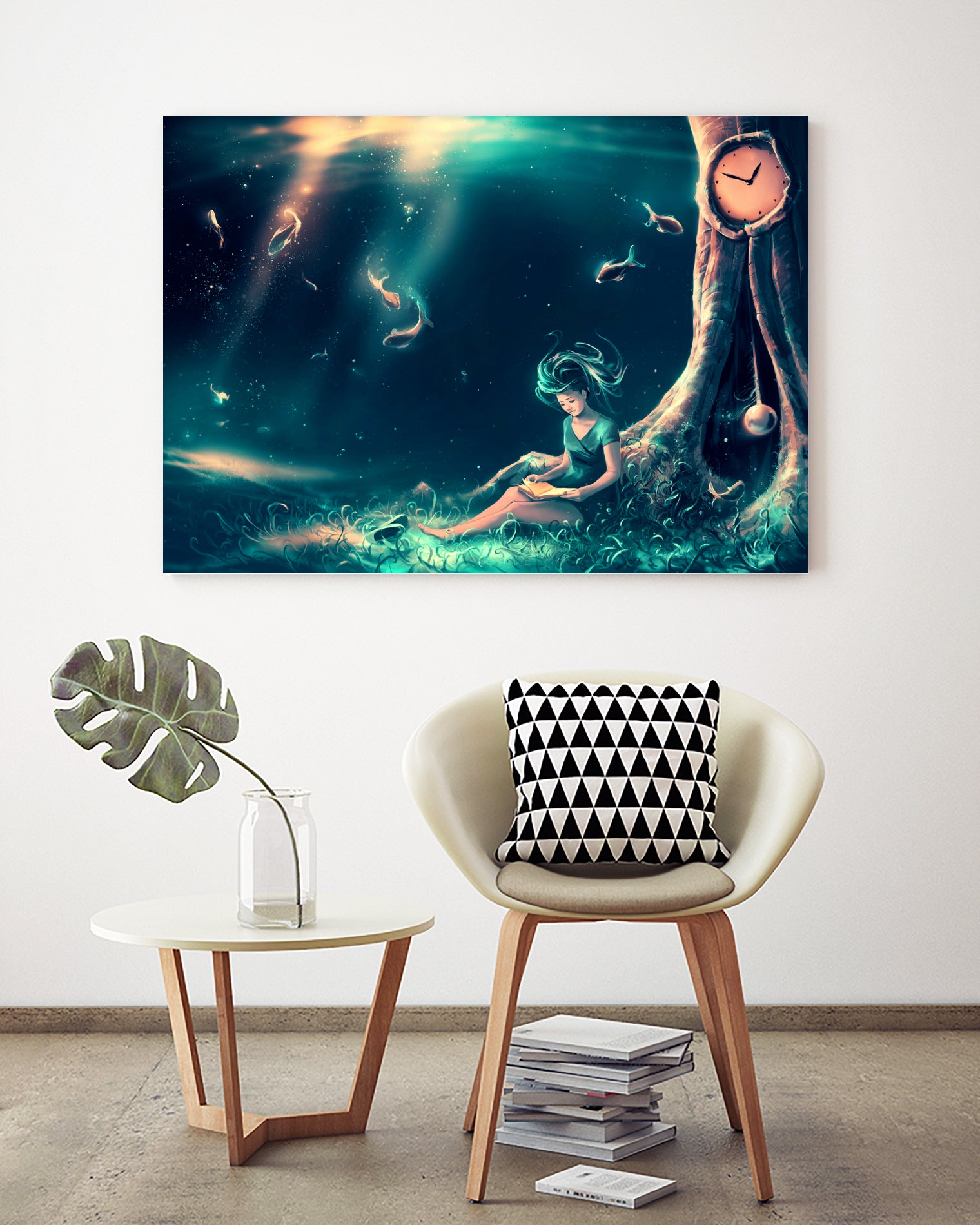 Do not disturb by Cyril Rolando on GIANT ART - blue digital painting