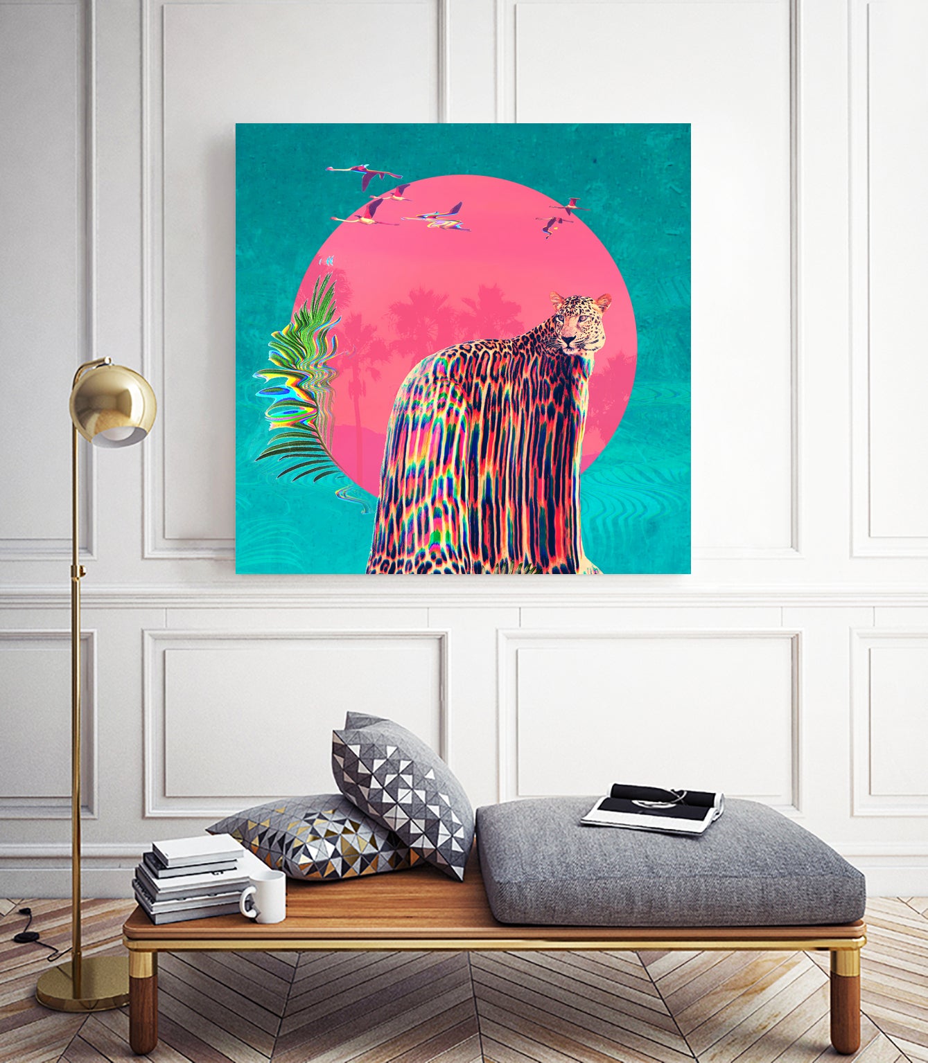 Jaguar by Ali Gulec on GIANT ART - white photo manipulation