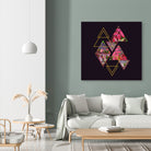 Purple Fall by Daniela di Niro on GIANT ART - fuchsia mixed media