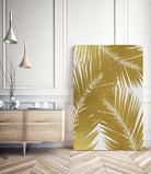Palm Leaf Gold III by Dana Shek on GIANT ART - white digital painting