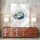 BMW Splatter painting by Jurijs Permanickis on GIANT ART - gray digital painting
