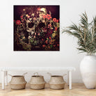 Bloom Skull by Ali Gulec on GIANT ART - red photo illustration