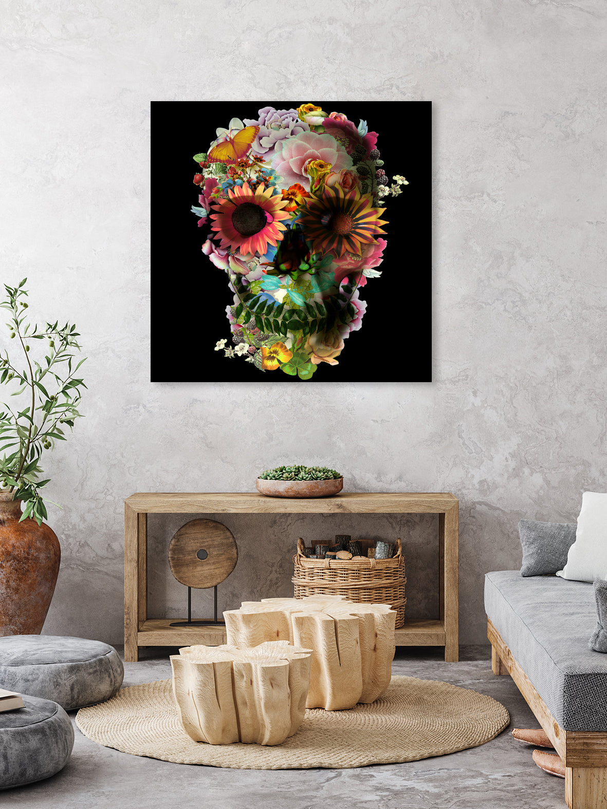 Skull 2 by Ali Gulec on GIANT ART - mixed media