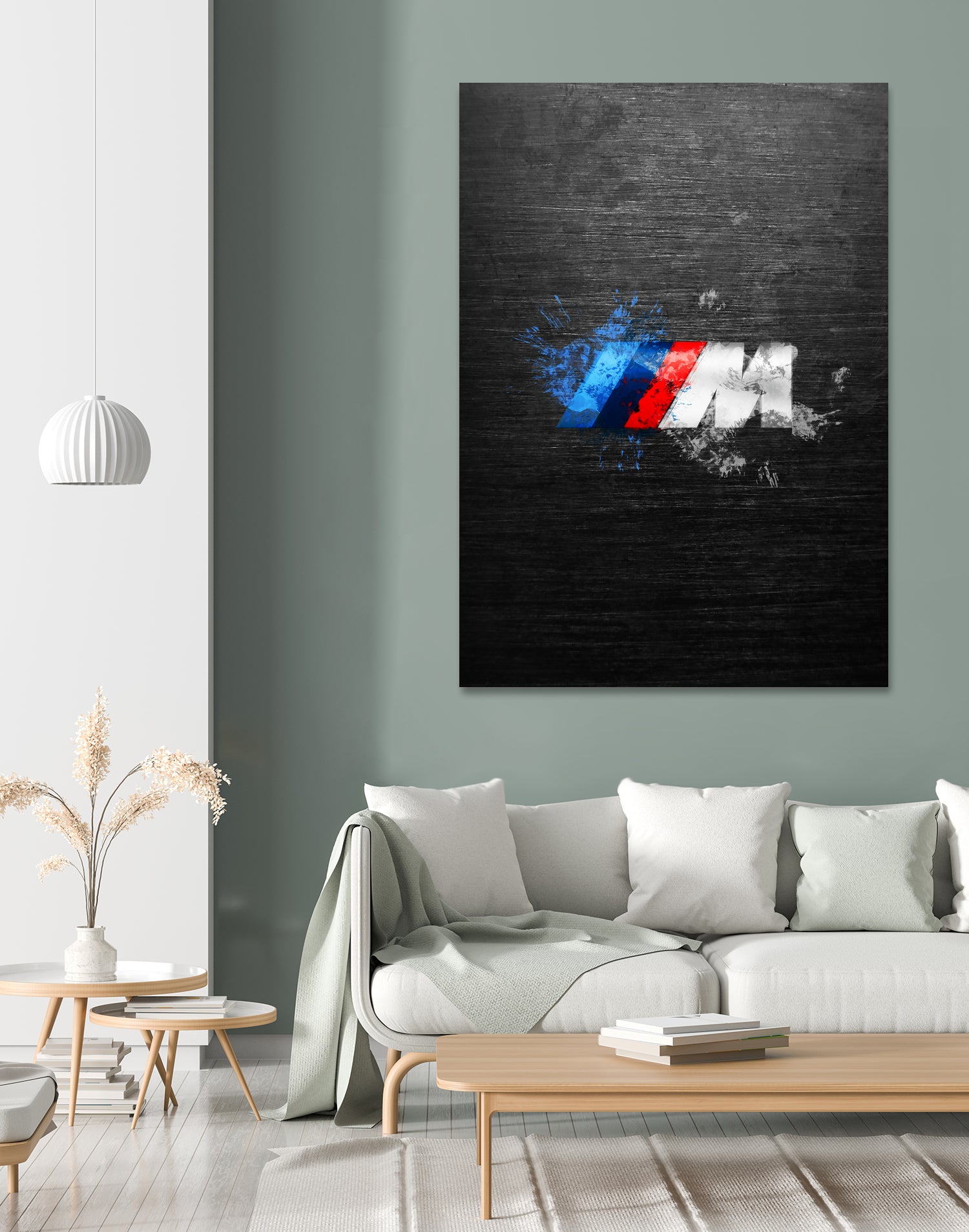 BMW M Power Splatter painting by Jurijs Permanickis on GIANT ART - black digital painting