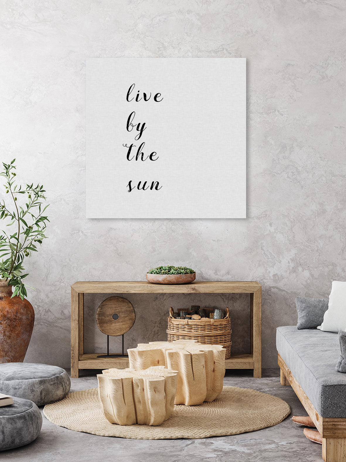 Live By The Sun by Dana Shek on GIANT ART - white digital painting