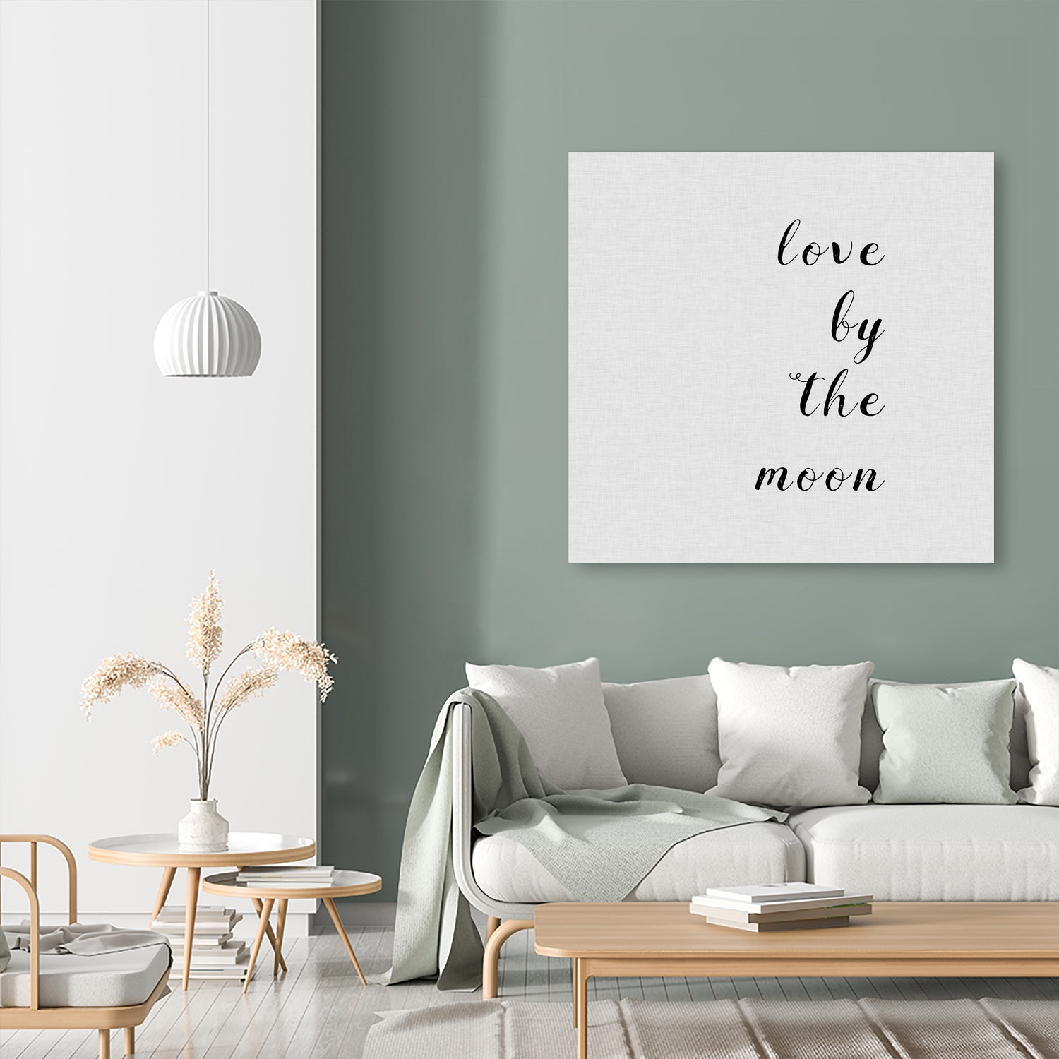 Love By The Moon by Dana Shek on GIANT ART - white digital painting