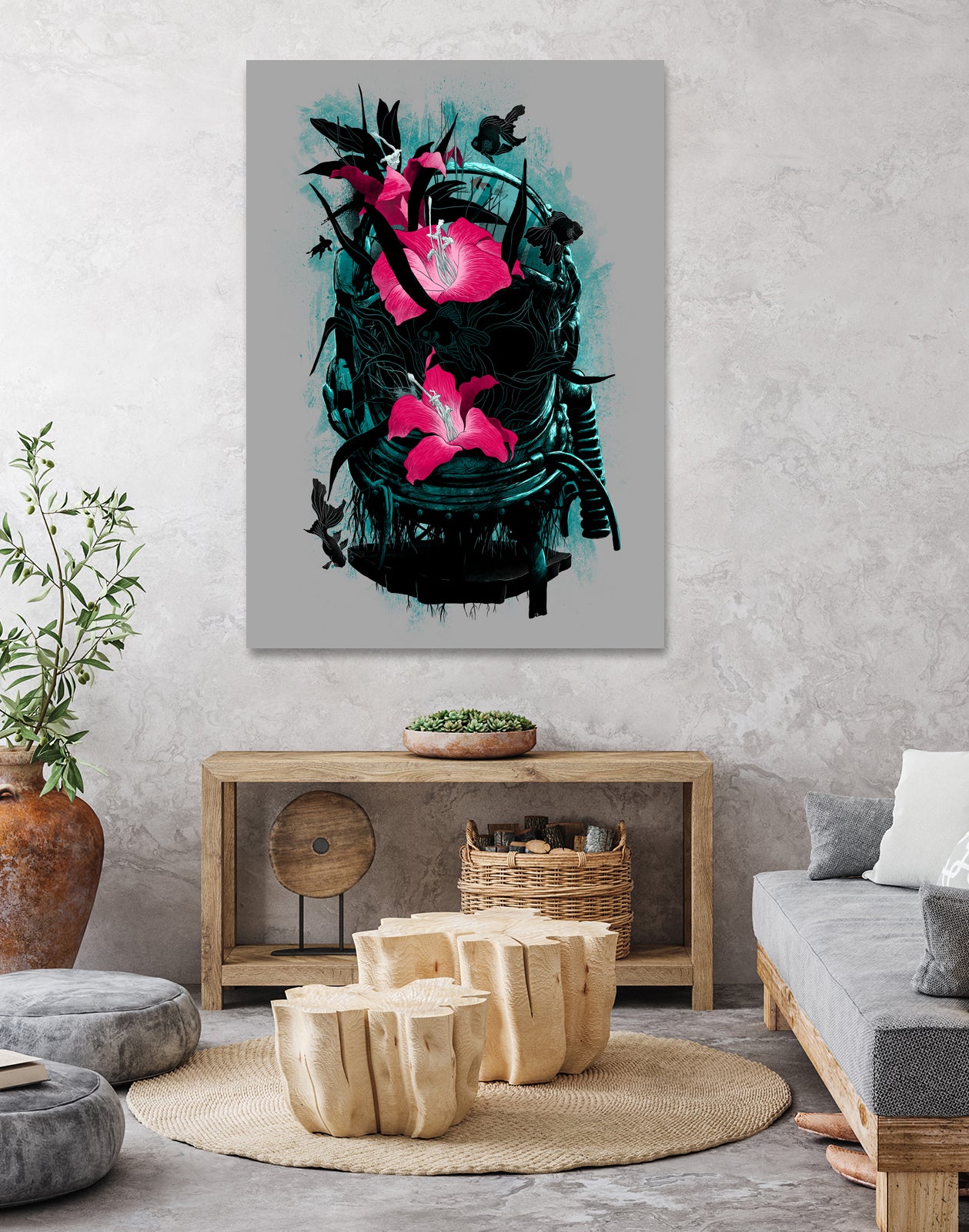 The Last of Us by Anthony Aves on GIANT ART - blue digital painting