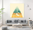 The Road Goes Ever On... by Wayne Minnis on GIANT ART - yellow vector illustration