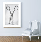 Scissors by Emi Dimitrova on GIANT ART - gray mixed media