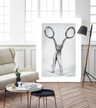 Scissors by Emi Dimitrova on GIANT ART - gray mixed media