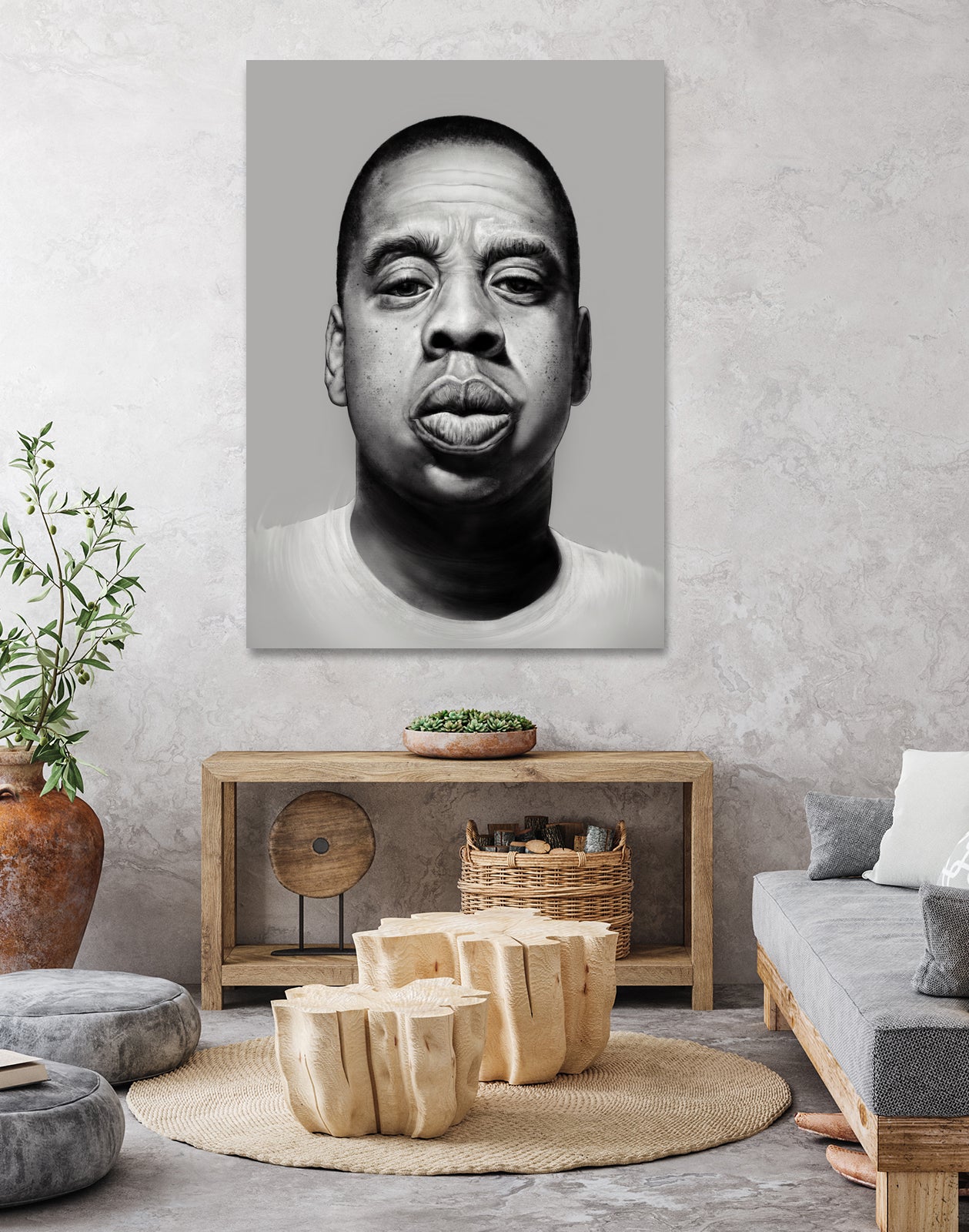 H.O.V.A by David Ella on GIANT ART - gray digital painting