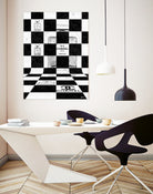 Chanel Chess by Daniel Janda on GIANT ART - black mixed media