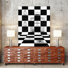 Chanel Chess by Daniel Janda on GIANT ART - black mixed media