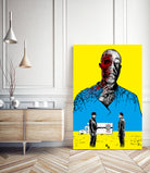 Breaking bad Gus Fring by Paola Morpheus on GIANT ART - blue digital painting