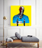 Breaking bad Gus Fring by Paola Morpheus on GIANT ART - blue digital painting