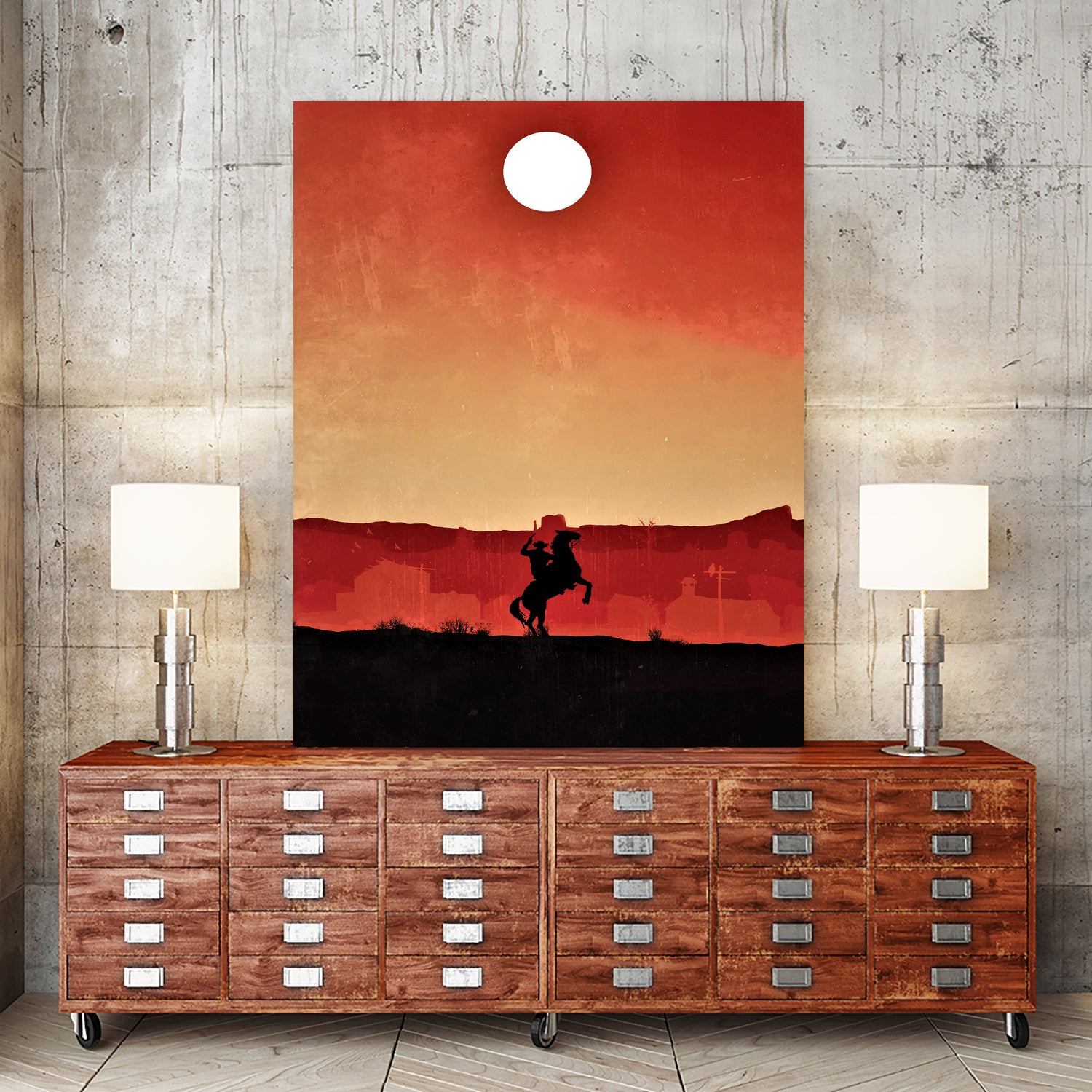 Red Dead Redemption Vintage Poster by SucculentBurger Zolich on GIANT ART - red character design