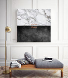 Calm Chaos Copper by Dana Shek on GIANT ART - white typography