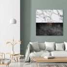 Calm Chaos Copper by Dana Shek on GIANT ART - white typography