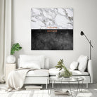 Inhale Exhale Copper by Dana Shek on GIANT ART - white typography