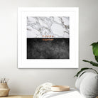 Happy Together Copper by Dana Shek on GIANT ART - white typography