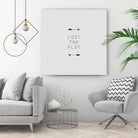 Lost The Plot Arrow by Dana Shek on GIANT ART - white typography