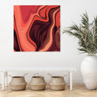 Lava Marble 024 by Jelena Obradovic on GIANT ART - red vector illustration