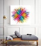 Color Explosion by Florian Habermann on GIANT ART - yellow digital painting