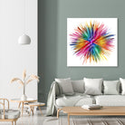 Color Explosion by Florian Habermann on GIANT ART - yellow digital painting