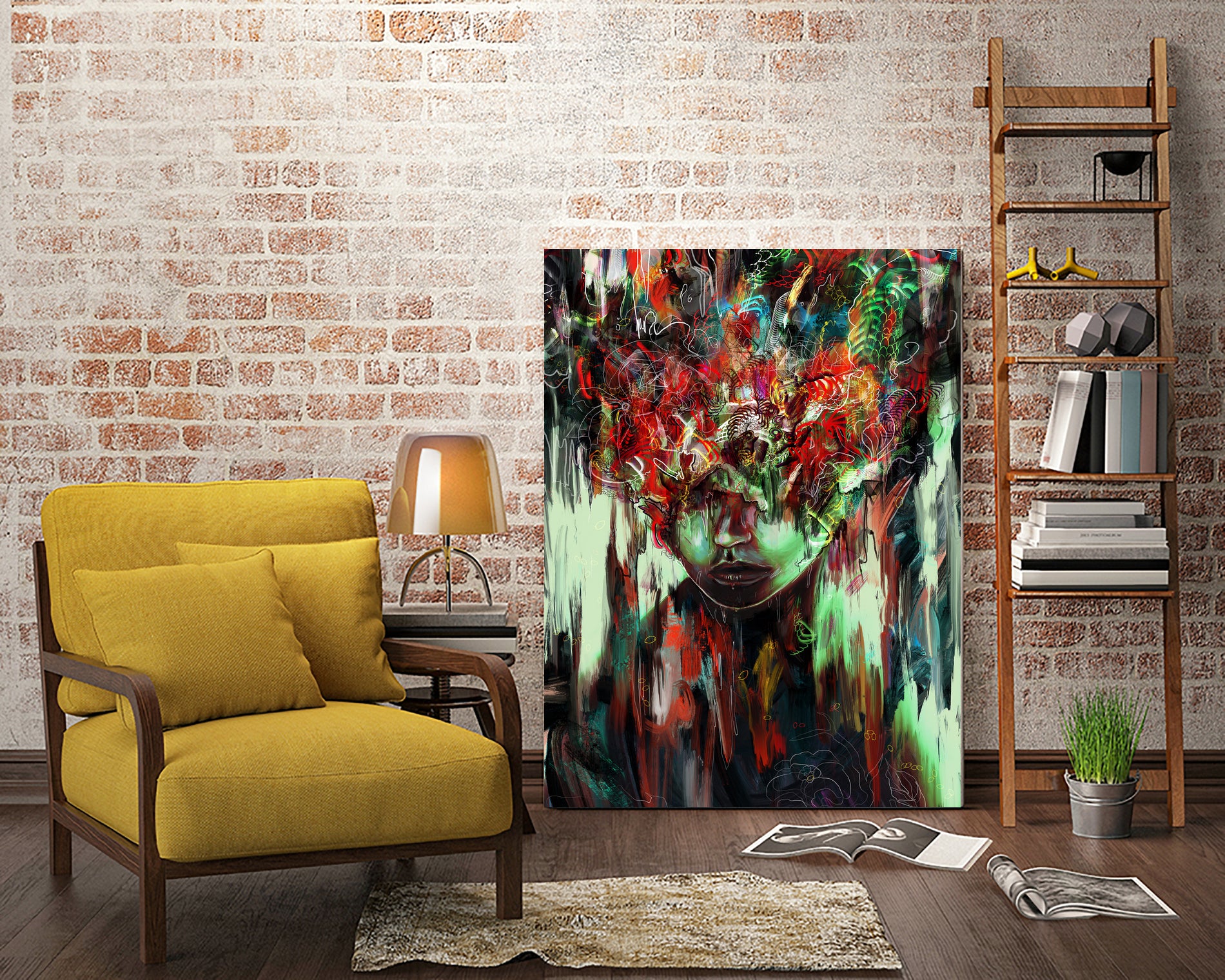 Chaotic Mind by Francis Mi Oza on GIANT ART - black digital painting