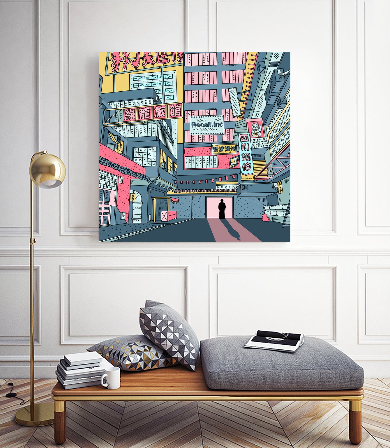 Philip K. Dick's Electric Dream by Alexandra Kalenskaya on GIANT ART - white digital painting