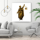 CHANEL OR LOUIS VUITON / LADY OF JUSTICE by Michael Benisty on GIANT ART - white photo illustration