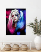Harley Quinn by Dmitry Belov on GIANT ART - black digital painting
