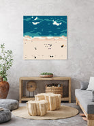 Miami beach by antony squizzato on GIANT ART - blue digital painting